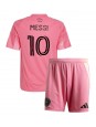 Billige Inter Miami Lionel Messi #10 Hjemmedraktsett Barn 2025-26 Kortermet (+ Korte bukser)
